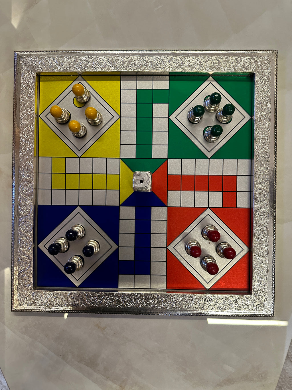 SIlver Luddo Set