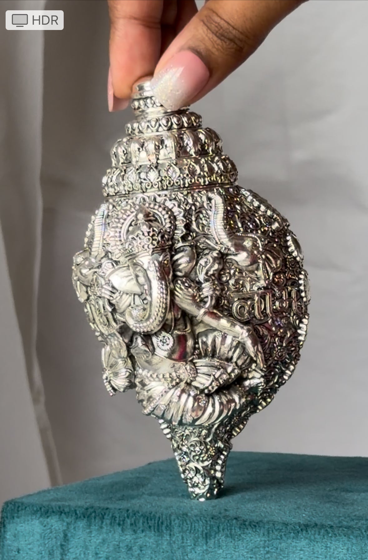 Silver Ganesh Shankh