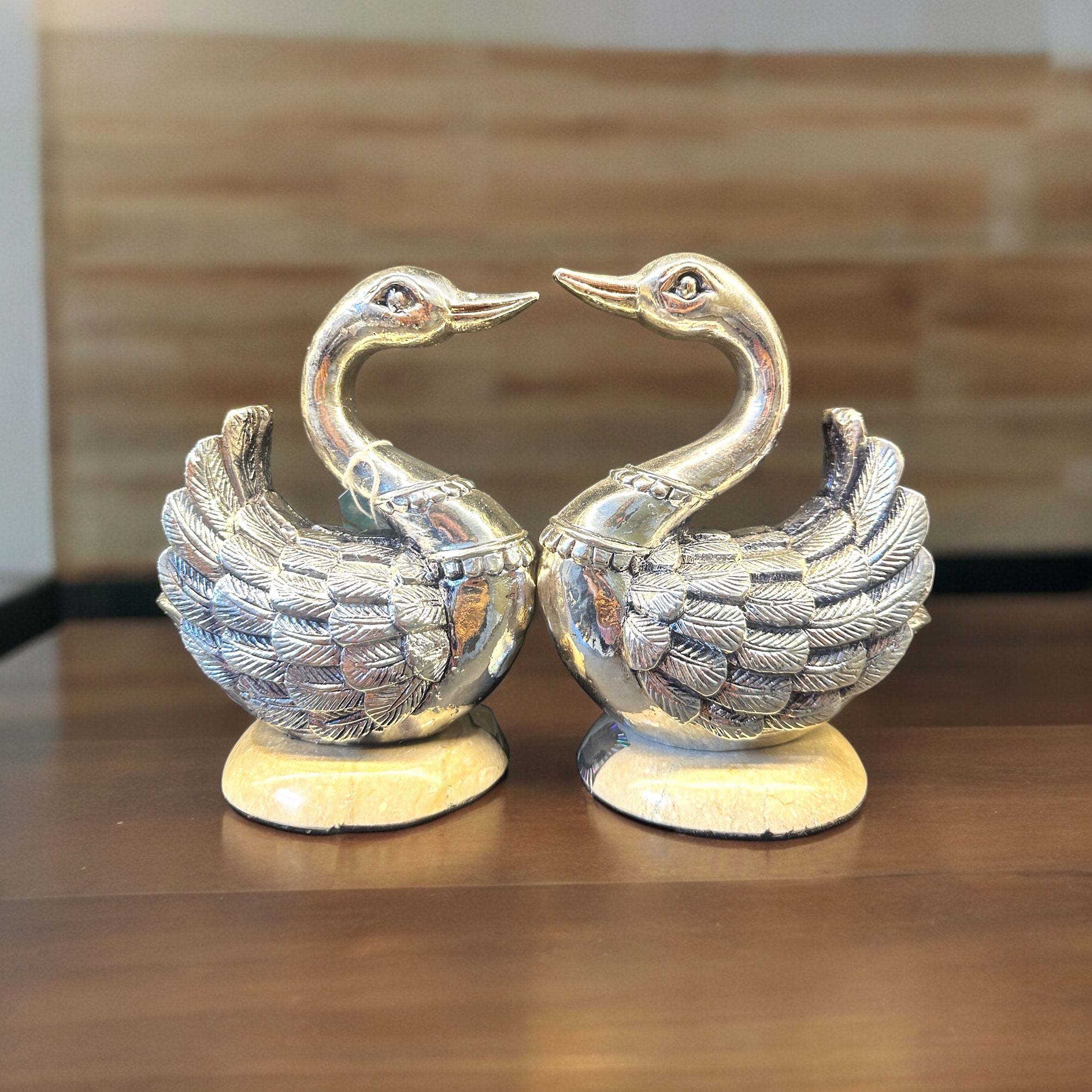 Silver Duck Pair